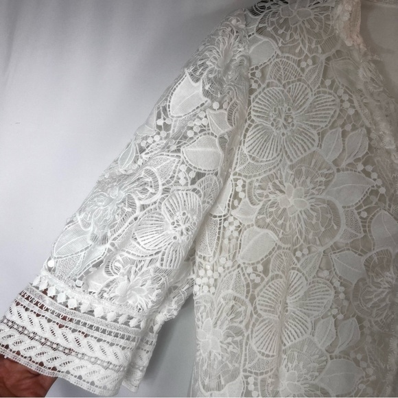 NEW Boston Proper Dress Coquette Cottage
Floral Romantic Lolita Lace White XL - Picture 5 of 16